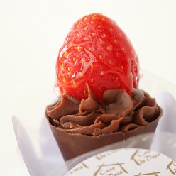 Copinho trufado de morango